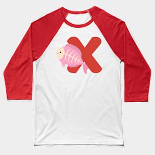 Animal alphabet X Baseball T-Shirt